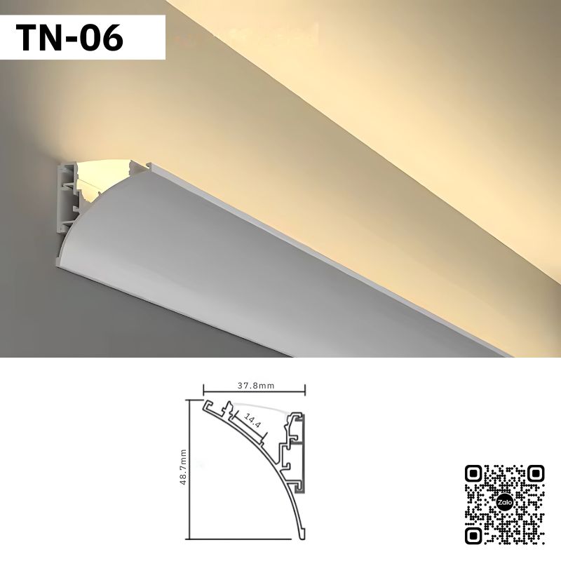 Thanh Nhôm Phào Chỉ Hắt Trần Lắp Nổi 3m | TN-06